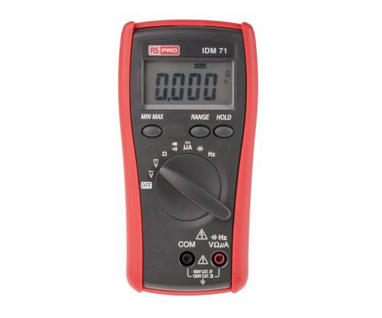 デジタルマルチメータ　（ハンドヘルドタイプ）　分解能　0.1mV　dc