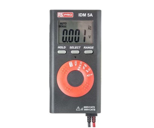 デジタルマルチメータ　（ハンドヘルドタイプ）　分解能　0.1mV　dc