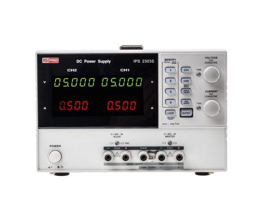 ベンチ電源　出力数　2　0　→　30V　2ｘ0　→　3A