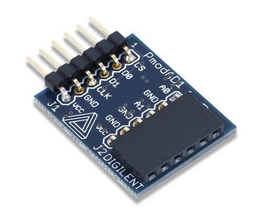 Pmod　AD1　デュアル　1Msp　12ビットADC+フィルタ