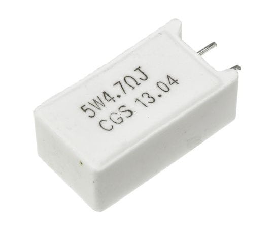 セメント抵抗器 SQM5シリーズ 4.7Ω 5W ±5％ 1袋（5個入）