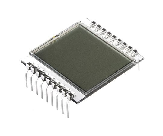 クローバーディスプレー　反射型　7セグメント　PoEスイッチHAT　Raspberry　Pi用　灰色　1列　2文字