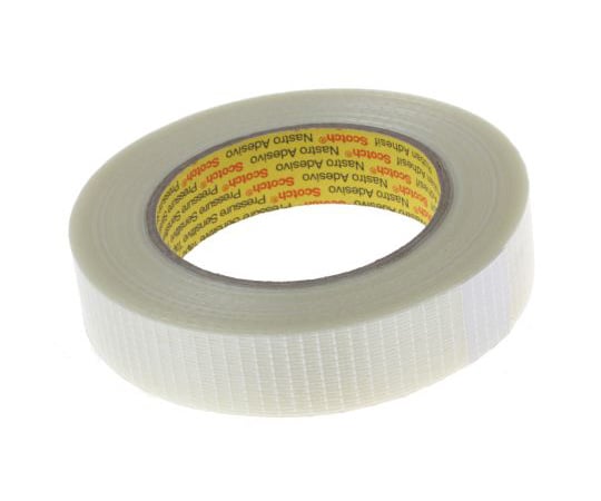 片面包装用テープ　幅　25mm　長さ　50m　透明