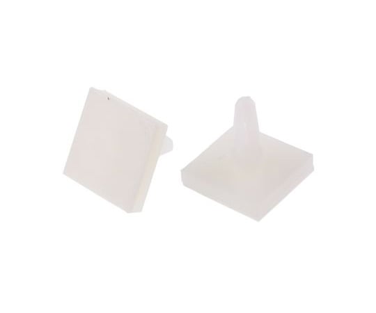 基板サポート 本体高さ4.8mm ナイロン PCB穴径3.18mm ベース寸法12.7x12.7mm 1袋（100個入）