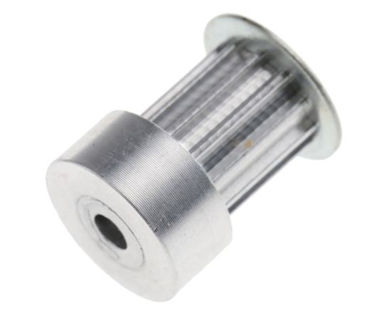 タイミングベルトプーリー　12歯　2.5mmピッチ　ボア3mm　ハブ径13mm