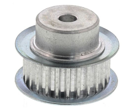 タイミングベルトプーリー　25歯　2.5mmピッチ　ボア4mm　ハブ径13mm