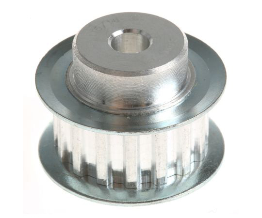 タイミングベルトプーリー　16歯　5mmピッチ　ボア6mm　ハブ径18mm