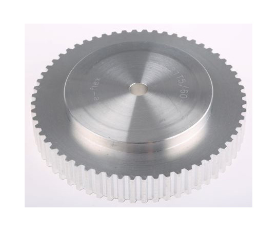 タイミングベルトプーリー　60歯　5mmピッチ　ボア8mm　ハブ径65mm