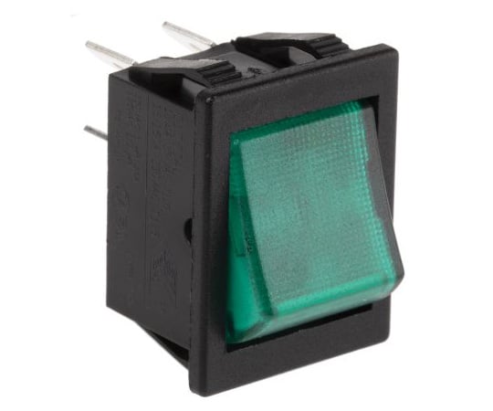 ロッカースイッチ　（英国アーコ社）　緑