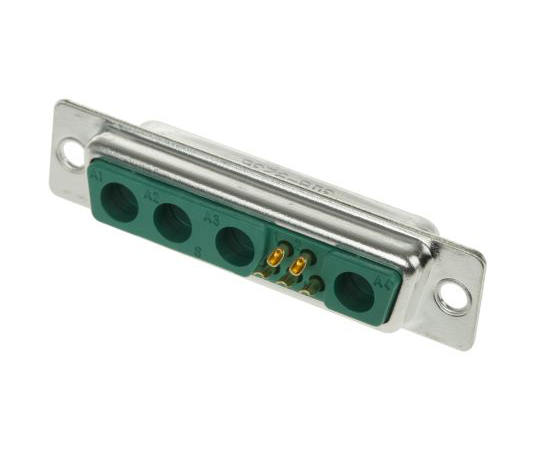 ハイブリッド　D-Subコネクタ　メス　4　（電源）、5　（信号）極