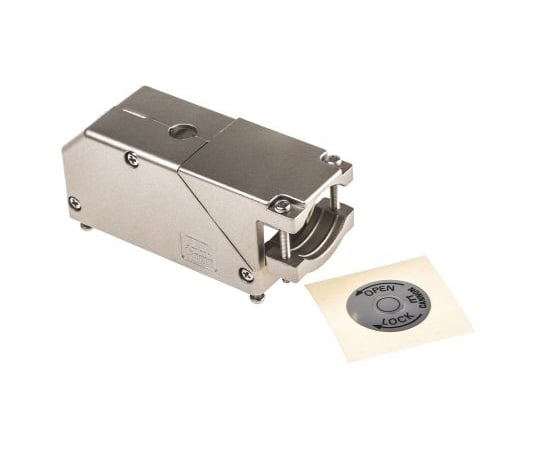 D-subコネクタバックシェル　DL　DLM　シリーズ　ライトアングル　96　極　金属、ポリマー