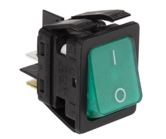ロッカースイッチ　（英国アーコ社）　緑
