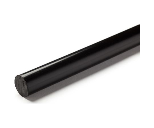 ポリエチレン（PE）ロッド HDPE 1m 黒 30mm径 1セット（2個入）　408-3734