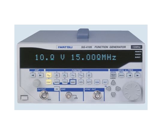 正常動作品】IWATSU SG-4105 10mHz-15MHz ファンクション・ジェネレータ-