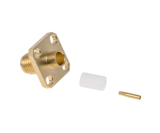 SMA　同軸コネクタ　ジャック　ストレート　コンタクト　金めっき