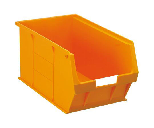 収納ボックス 高さ 181mm 幅 205mm 深さ 350mm PP オレンジ 1袋（5個入） 469-6756