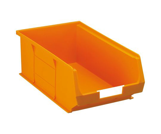 収納ボックス 高さ 130mm 幅 205mm 深さ 350mm PP オレンジ 1袋（5個入） 469-6762