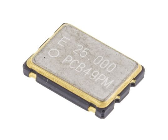 水晶発振器　25　MHz　CMOS出力　4-Pin　SMD