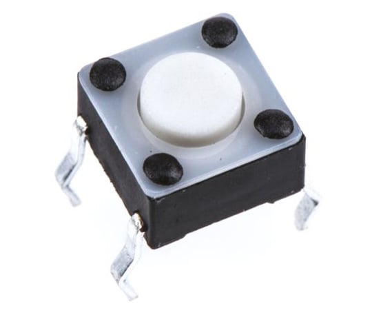 タクトスイッチ 単極単投（SPST） スルーホール 1袋（20個入）