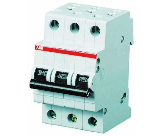 ミニチュアサーキットブレーカ　MCB　Sシリーズ　2CDS253001R0251　3P