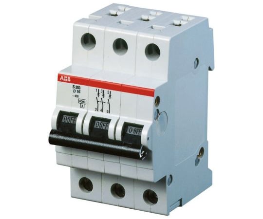 ミニチュアサーキットブレーカ　MCB　Sシリーズ　2CDS253001R0501　3P