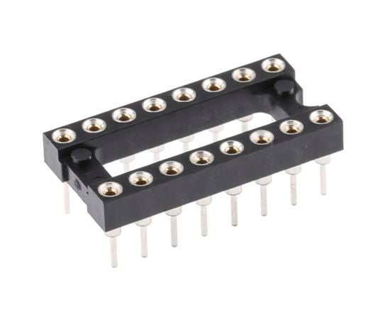 DILソケット 2.54mm Pitch 16 Pin 1セット（25個入）