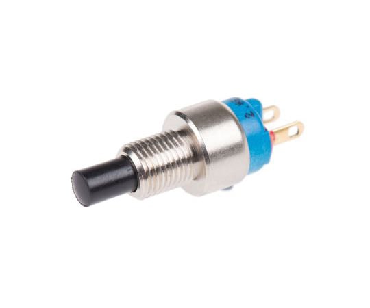 プッシュボタンスイッチ 単極単投(SPST) 100 mA @ 30 V dc モーメンタリ パネルマウント 9633NCDB