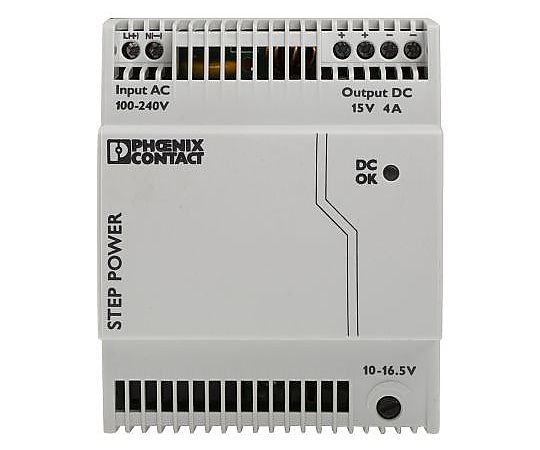 スイッチング電源　STEP　POWER　出力　4A　15V　dc/