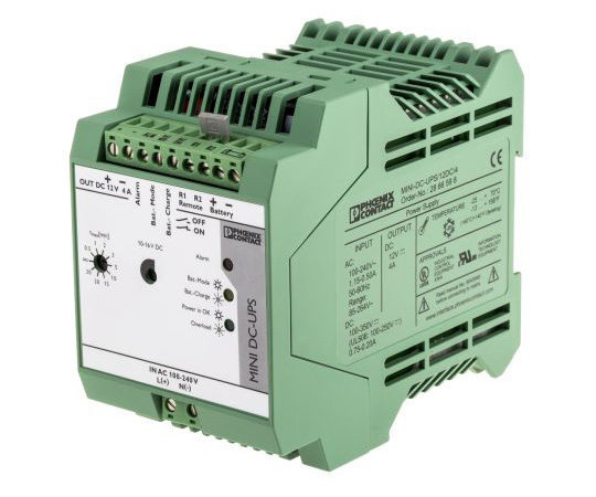 UPS無停電電源　入力電圧　100　→　240V　ac　出力電圧　12V　dc