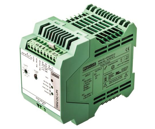 UPS無停電電源　入力電圧　100　→　350　V　dc　85　→　264　V　ac　出力電圧　24V　dc