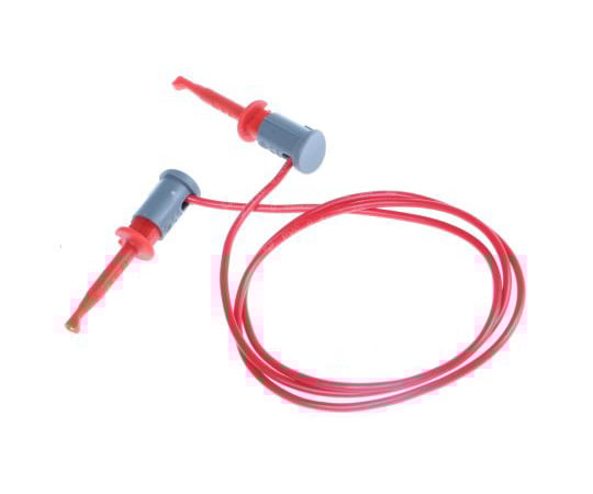 テストリード線　黒　赤　0.6m