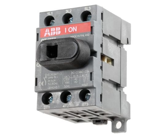 Switch discon non-fuse DIN rail 3P 40A 1SCA104902R1001