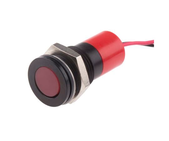 LED表示灯　赤　14mm　24　V　dc