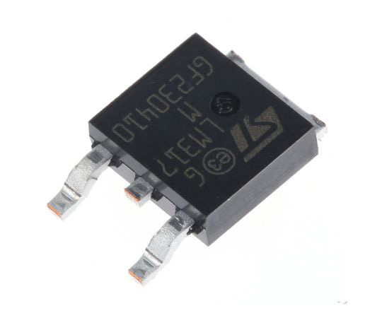 正電圧 3端子レギュレータ 200mA 1.2～37 V 可変出力 3-Pin DPAK 1袋（5個入）