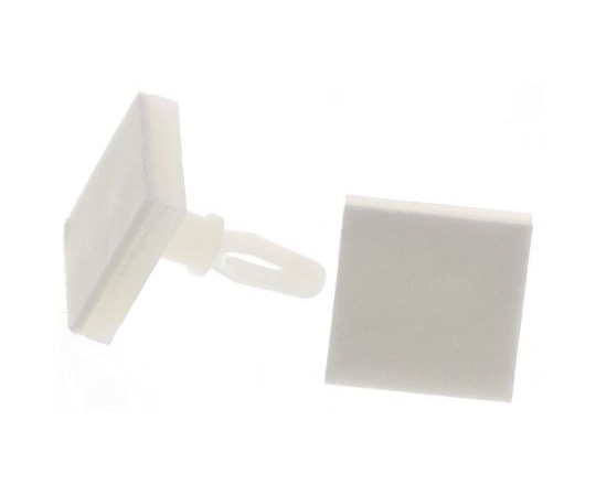 基板サポート 本体高さ7.9mm ナイロン PCB穴径3.18mm ベース寸法12.7x12.7mm 1袋（40個入）