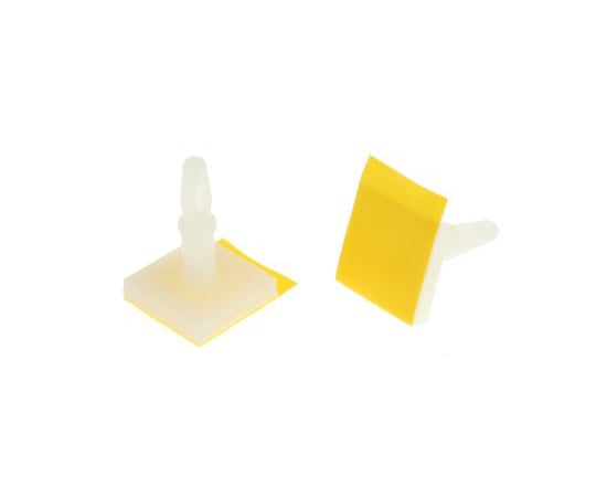 基板サポート 本体高さ11.1mm ナイロン PCB穴径3.18mm ベース寸法12.7x12.7mm 1袋（40個入）