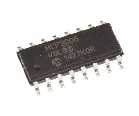 10ビット ADコンバータ SPI 16ピン SOIC 1袋（2個入）
