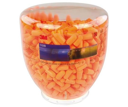 耳栓 使い捨て ポリウレタン 500 オレンジ 1箱（500個入）