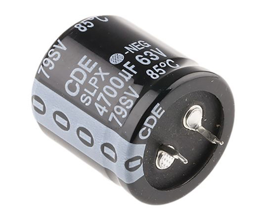 アルミ電解コンデンサ　スナップイン端子　4700μF　63V　dc