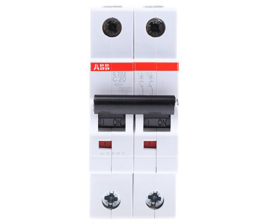 ミニチュアサーキットブレーカ　MCB　Sシリーズ　2CDS252001R0204　2P