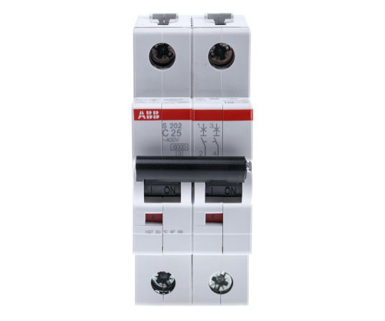 ミニチュアサーキットブレーカ　MCB　Sシリーズ　2CDS252001R0254　2P