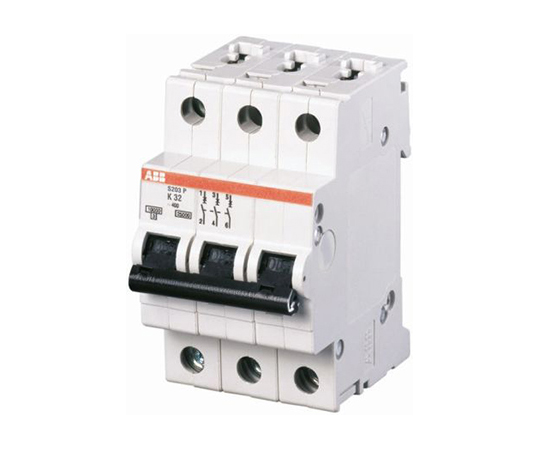 ミニチュアサーキットブレーカ　MCB　Sシリーズ　2CDS253001R0447　3P