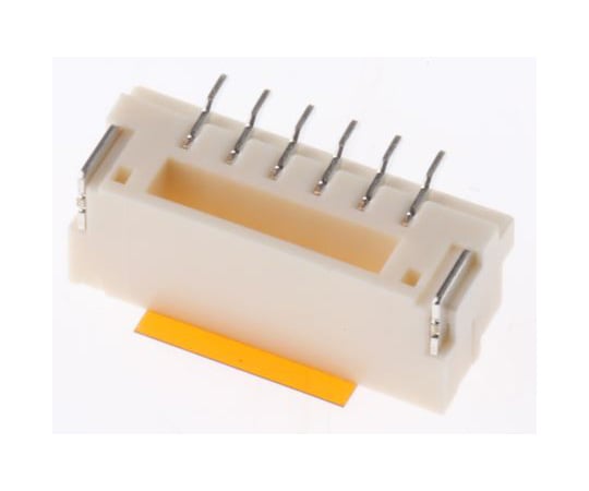 基板ヘッダ 6極 ストレート 電線対基板 1.25mm GHシリーズ 1袋（5個入）