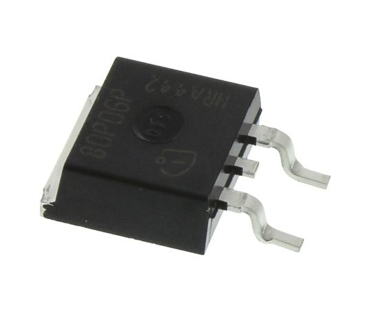Pチャンネル　パワーMOSFET　60　V　80　A　3　ピン　パッケージD2PAK　（TO-263）