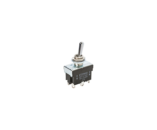 トグルスイッチ 双極双投(DPDT) ラッチ ET225N12-Z