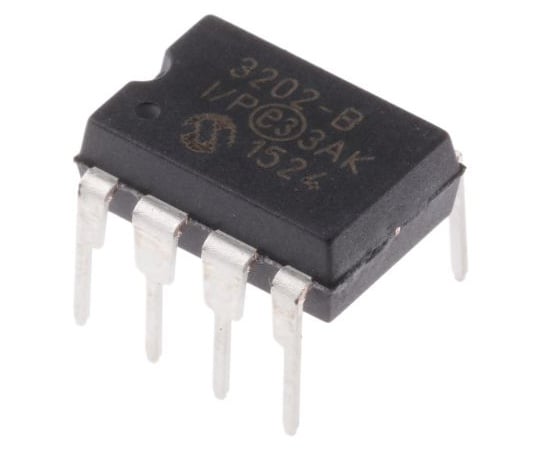 12ビット ADコンバータ SPI 8ピン PDIP 1袋（2個入）