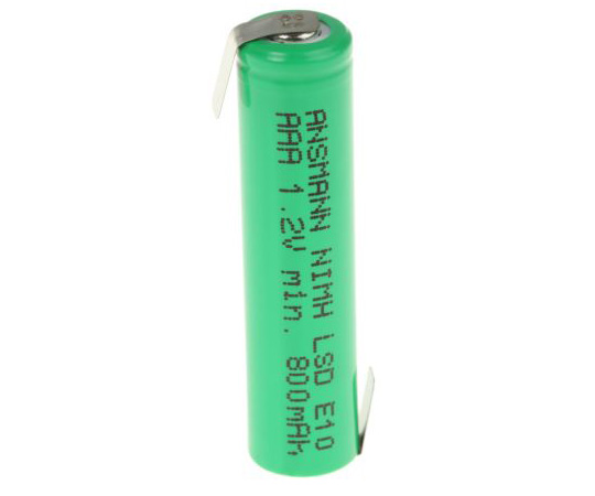 充電式単四電池 ニッケル水素電池 1.2V 800mAh 2311-3003
