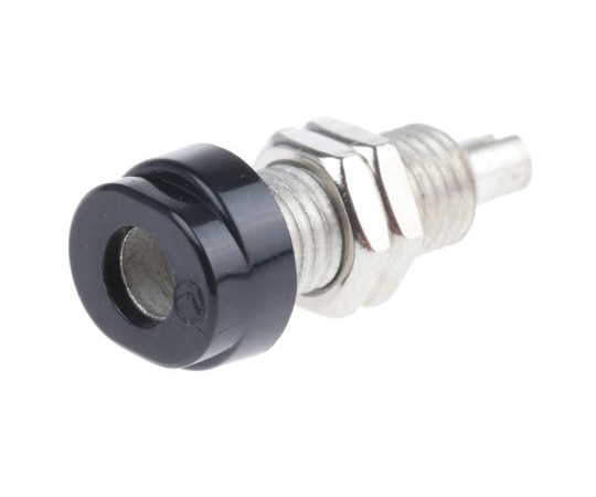 4mmソケット　（メス）　黒　錫めっき