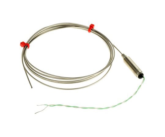 熱電対センサ　Kタイプ　ケーブルタイプ　-100°C　→　1100°C　1.5m　IEC