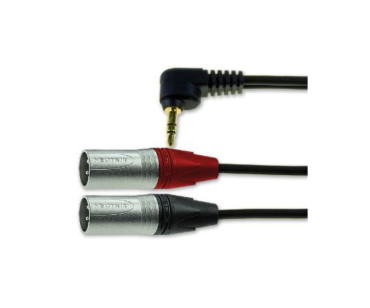 コンポジット　AVケーブル　ミニジャック　オスXLRｘ2　3m　オス　2　XLR